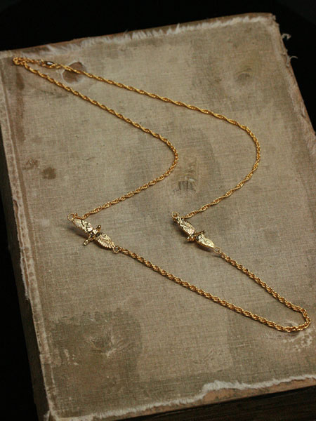 Digby & Iona Two Sparrow Necklace / 小鳥ネックレス