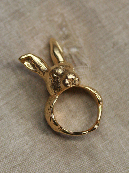 Digby & Iona Giant Hare Ring / 野ウサギリング