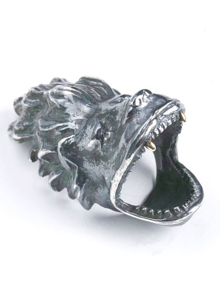 Digby & Iona Lion Figurehead Knuckle Bitter Ring / ライオン リング