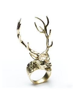 Digby & Iona 14 Point Stag Ring / 牡鹿リング