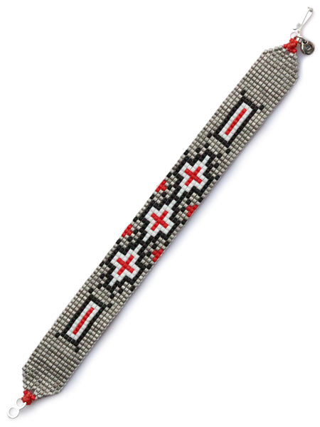Beads Braid Bracelet (CROSS #2) [SK-174-CRG]