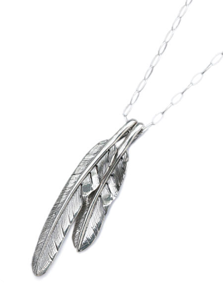 FANTASTIC MAN W Feather Necklace (Sterling Silver)