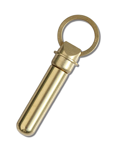 CANDY DESIGN & WORKS BULLET KEY RING "POLISHED BRASS" [CHW-12] / キーリング