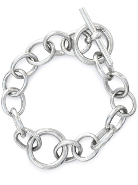 oval circle chain bracelet / オーバル サークル チェーン ブレスレット