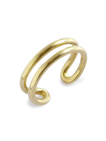 UNKNOWN. U024 " MORTISE " S RING / BRASS