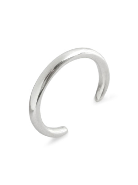 UNKNOWN. U013 " TAPERED " RING / SILVER