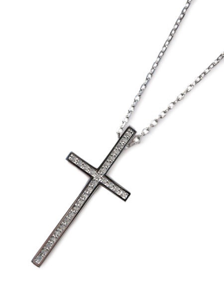 GARDEL Two Me Cross Necklace [GDP-085]