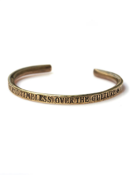 HARIM concept bangle Brass(FRONT STAMPS)