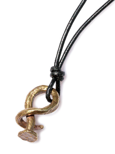 M.Cohen Brass Rusty Nail Necklace [N-102103-BRS]