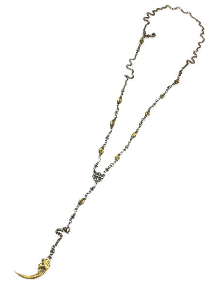 M.Cohen Brass Claw Pendant Necklace [N-102103-BRS]
