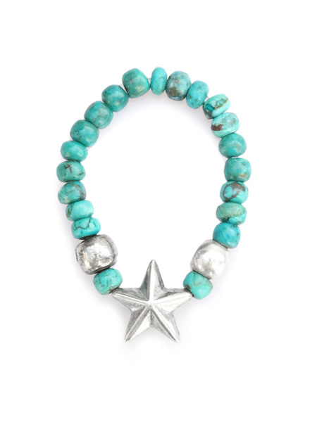 STAR BEADS RING (Turquoise)