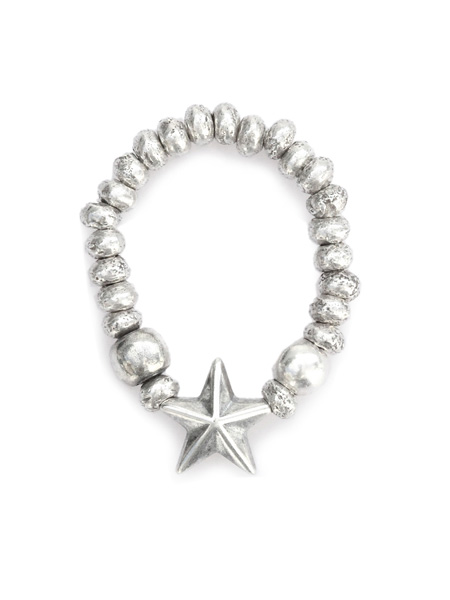 STAR BEADS RING (Silver)