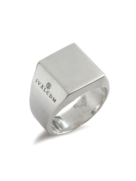 STAMP PINKY RING (SILVER)