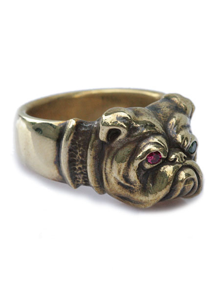 PEANUTS&CO. Bull Dog Ring (Brass)