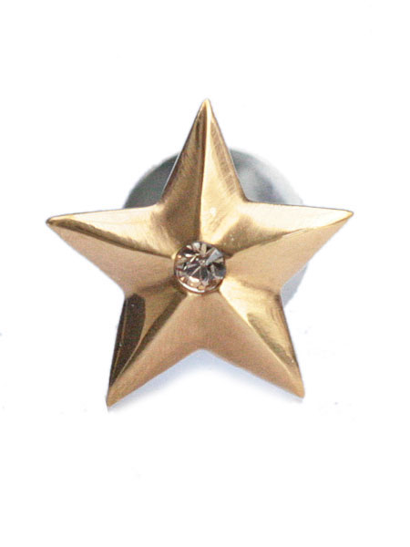Star pierced earing Gold / スターピアス [8AH-174G]