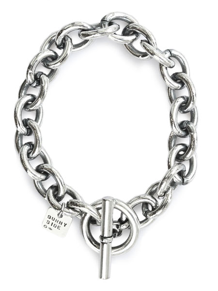 ON THE SUNNY SIDE OF THE STREET Azuki Chain Bracelet (Silver) [910-165B]