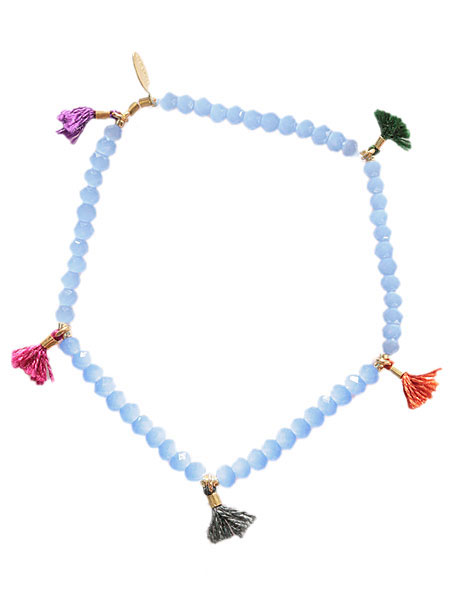 shashi Crystal Lilu Bracelet (Light Blue)