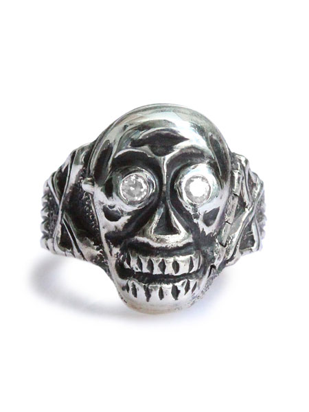 Skull Poison Ring "Diamond" (White) / スカル ポイズン リング "ダイヤモンド" (ホワイト)