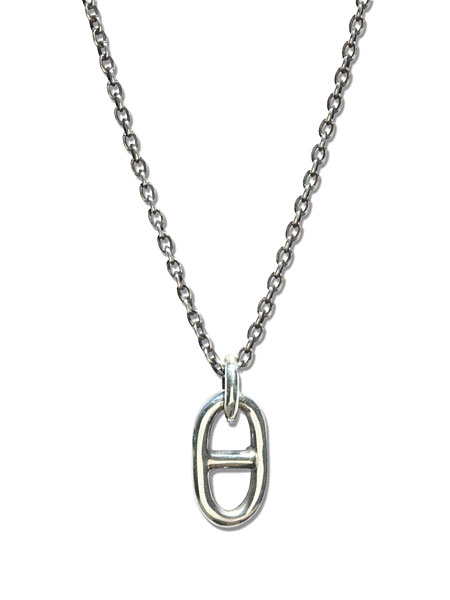 ON THE SUNNY SIDE OF THE STREET Hollow Anchor Chain Long Necklace Silver [212-323N] / アンカーチェーン ロング ネックレス シルバー