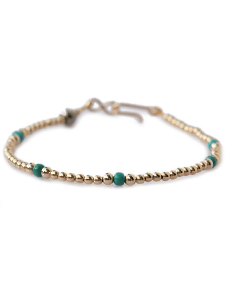 Small Beads Bracelet (Gold Plate)
