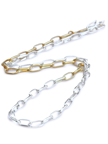 wire link chain necklace K18 gold plated 【it’s 12 midnight 別注モデル】