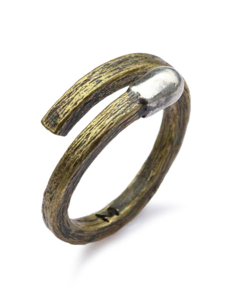 M.Cohen brass match ring [R-101104-MIX-BRS]