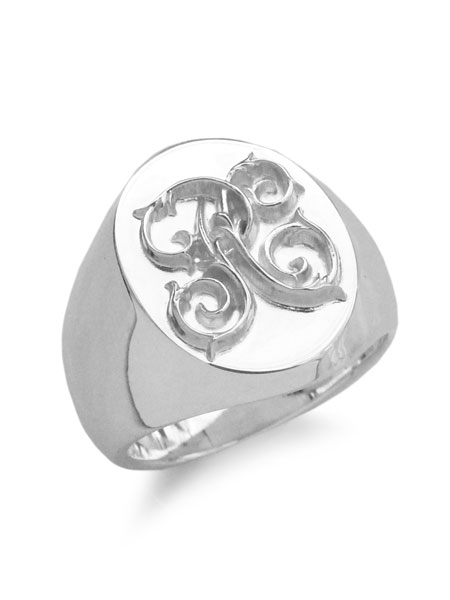PEANUTS&CO. Signet Ring (L / Silver)