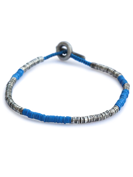 M.Cohen sterling silver with blue beads [B-103732-SLV-BLU]