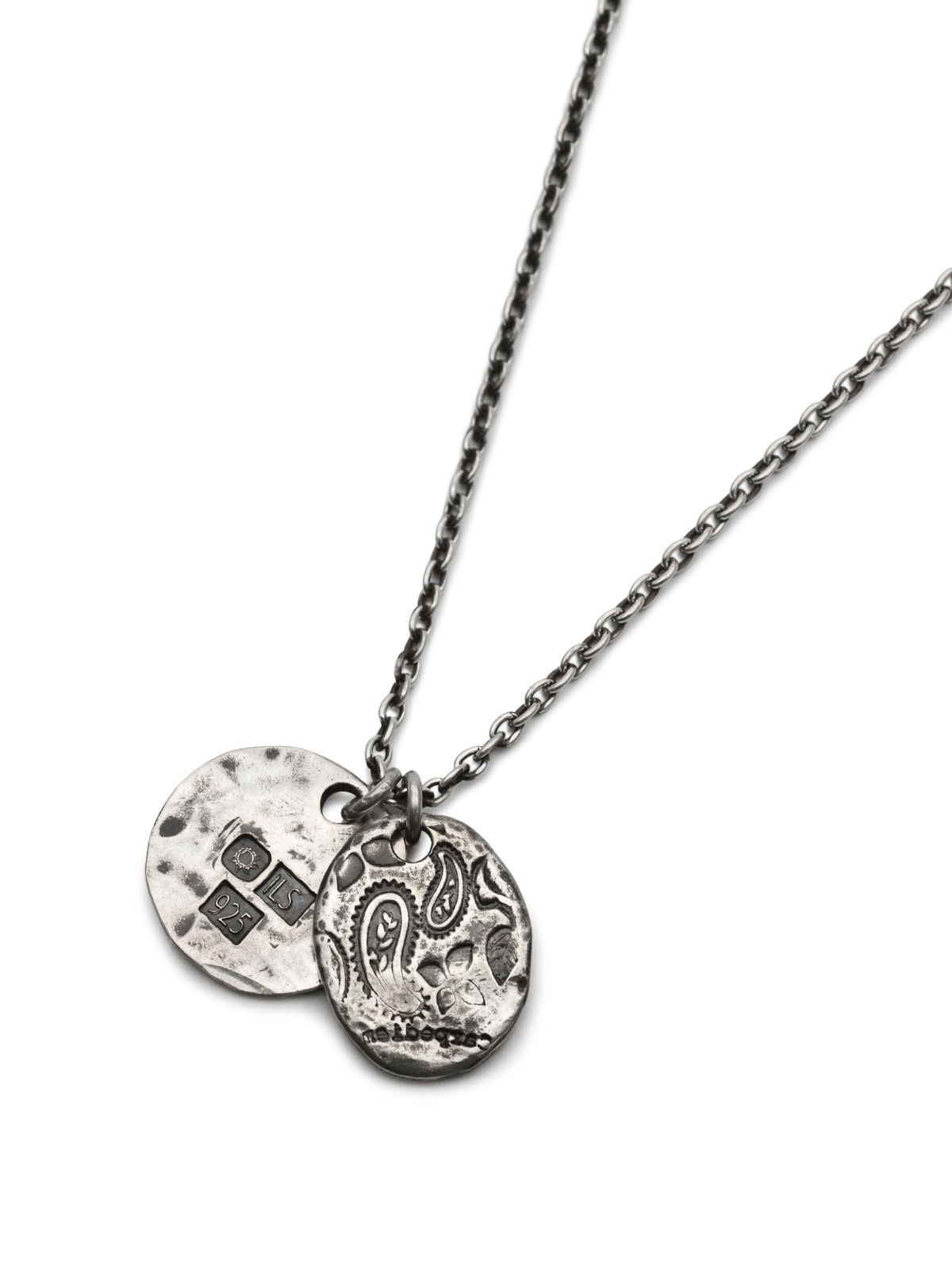 IDEALISM SOUND Botanical Paisley Double Plate Necklace [No.12027] / ネックレス