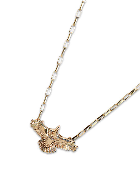 IDEALISM SOUND TINY EAGLE NECKLACE K10YG [NO.15033] / タイニー イーグル ネックレス イエローゴールド