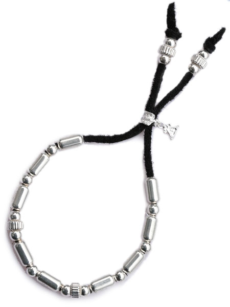 Garden of Eden Silver Beads Bracelet [ED-15FL-B06]