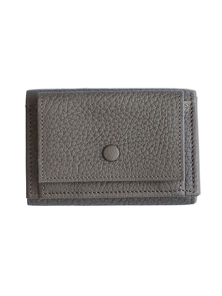 Compact Wallet (Greige) / コンパクト ウォレット 3つ折り財布 グレージュ