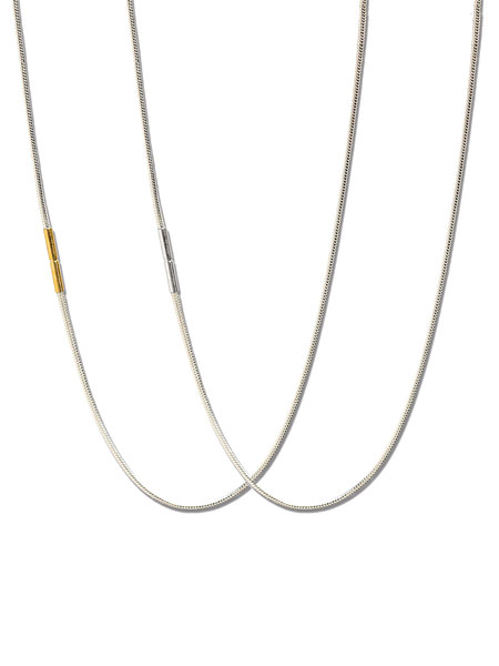 it's 12 midnight Original Seamless Snake Chain Necklace (39cm) / スネークチェーン ネックレス [M-N011-39]