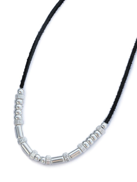 Silver Beads Necklace [ED-15FL-CH04]