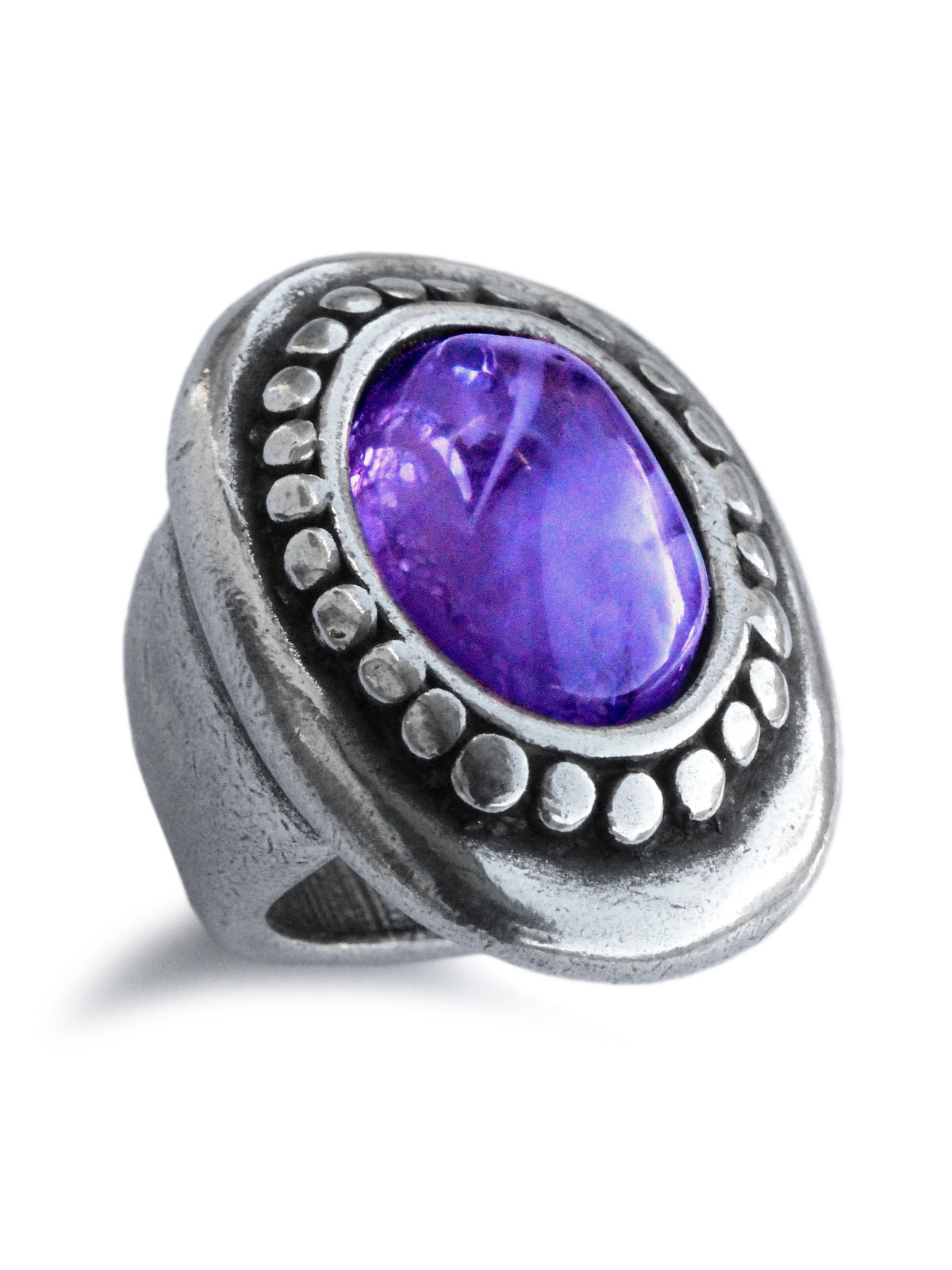 PURPLE MOSAIC RING / パープルモザイク リング