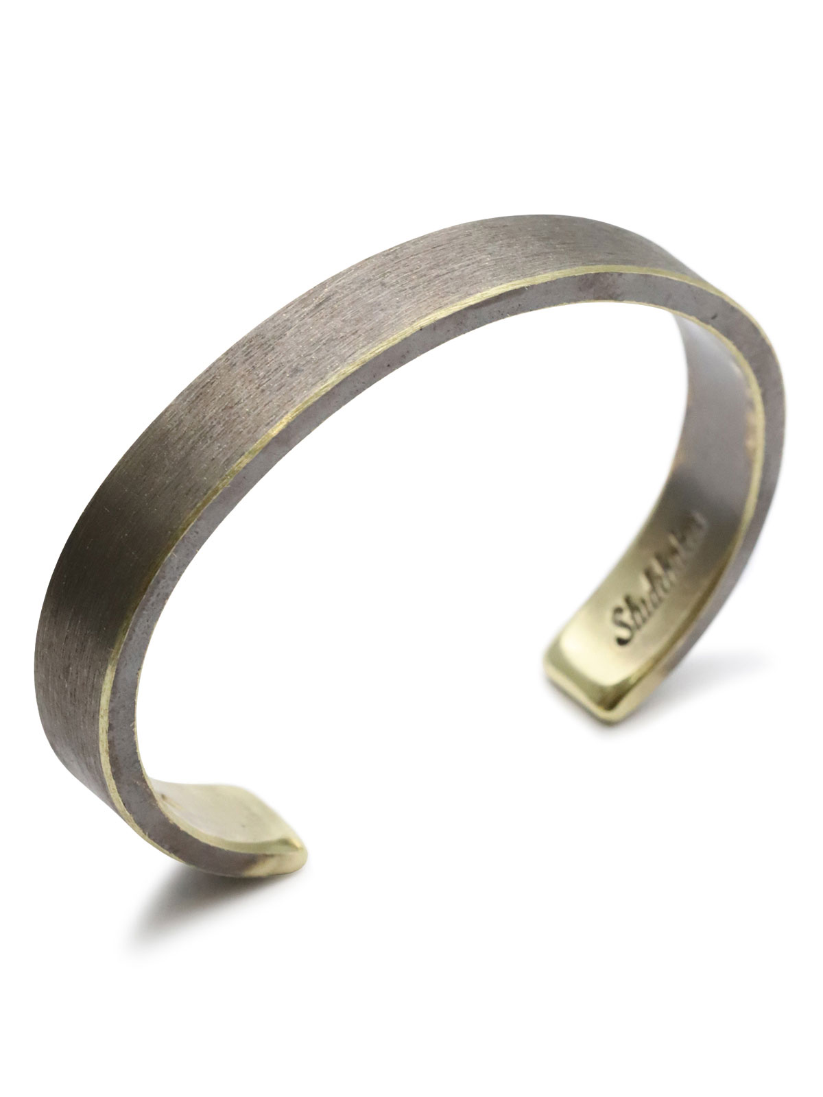 STUDEBAKER METALS Thompson Cuff (Brass / Work Patina) / カフ バングル