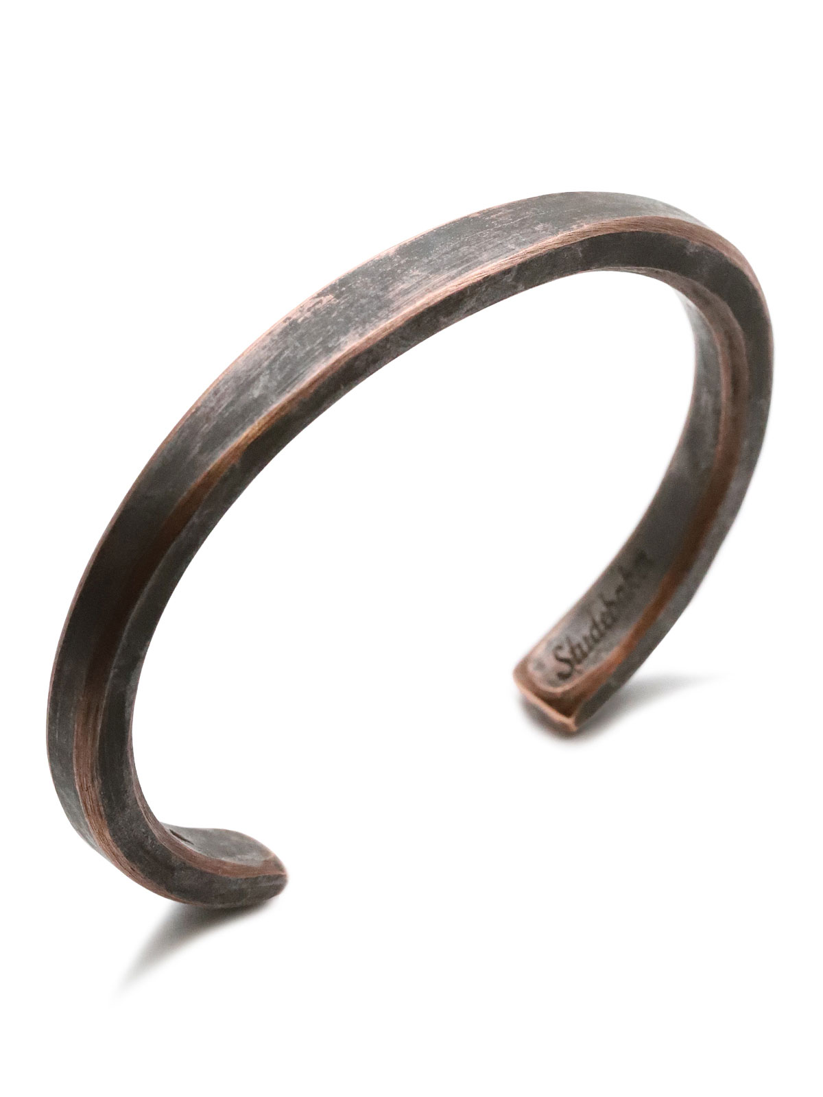 Heavyweight WORKSHOP CUFF (Copper / Work Patina) / カフ バングル