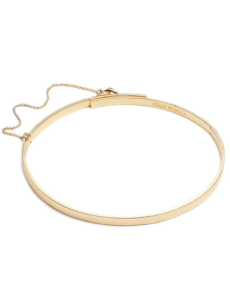 EXTRA THIN SAFETY CHAIN CHOKER (GOLD)