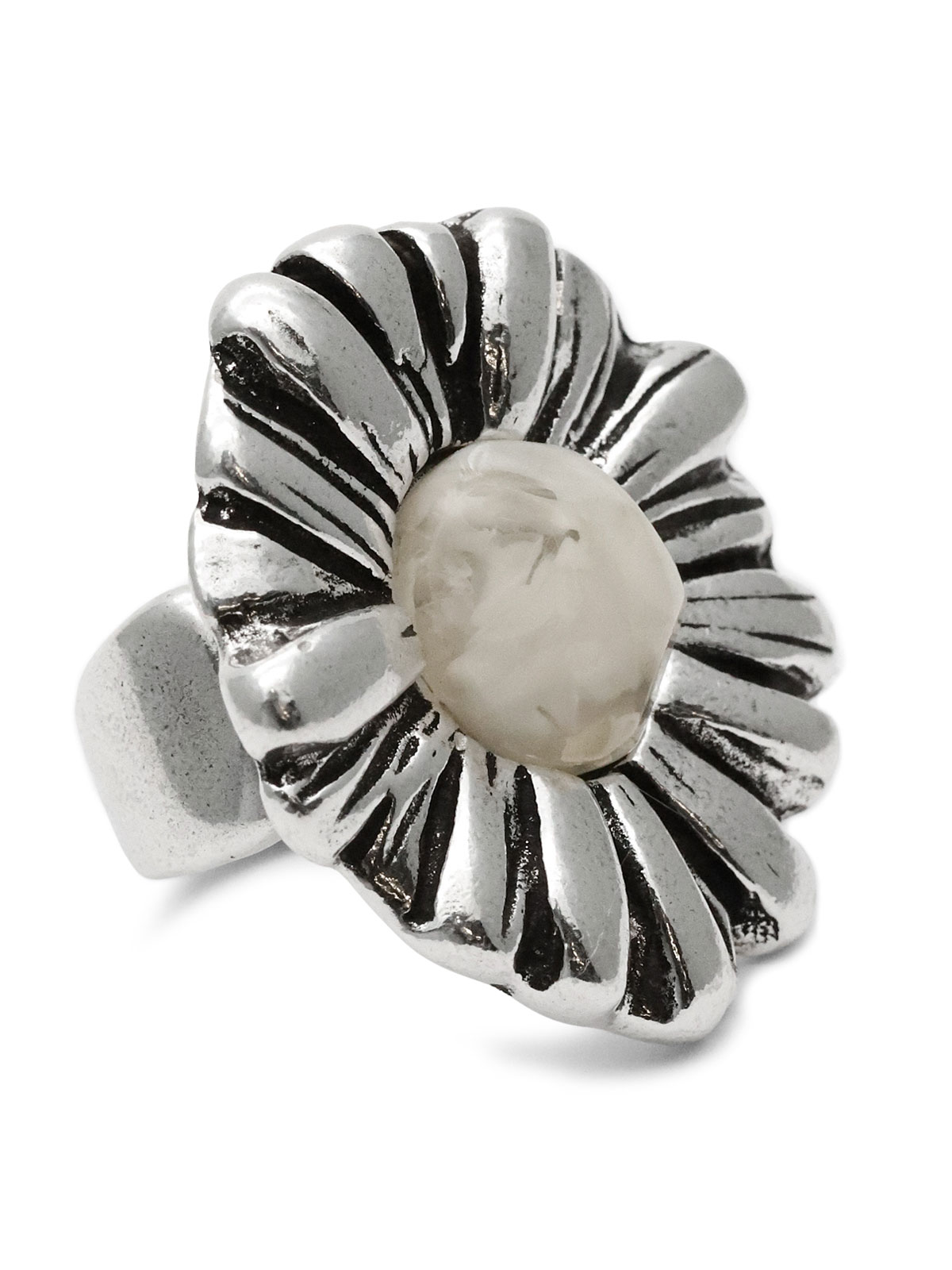 Otro Accesorio White Flower Ring / フラワー リング (ホワイト)