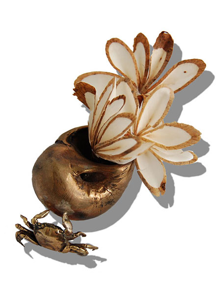 Silverella Sisyphus Crab Vase / カニの花瓶