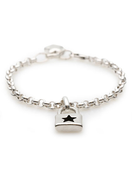 Otro Accesorio Star Lock Charm Bracelet  / スター ロック チャーム ブレスレット