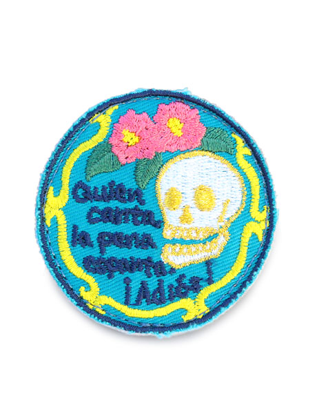 OJO DE MEX Embroidery Pins (Canta Skull)