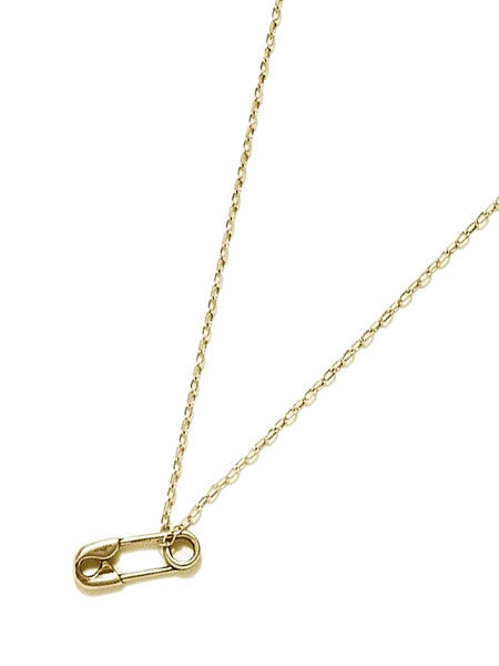 GILES & BROTHER SAFETY PIN TINY CHARM (Gold vermeil)