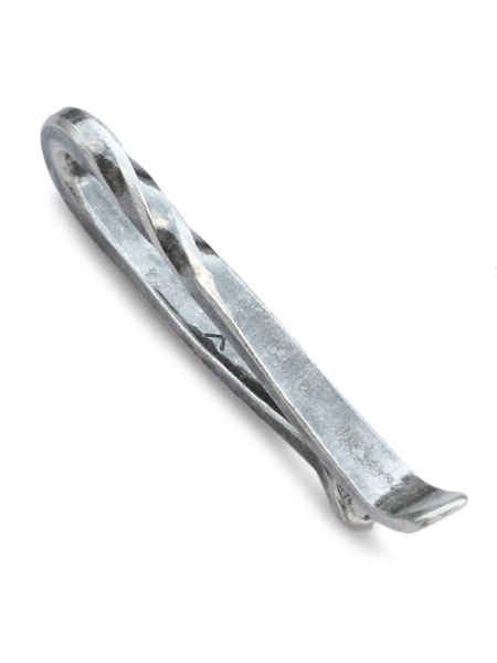 STUDEBAKER METALS FORGED TIE BAR TWISTED (Silver)
