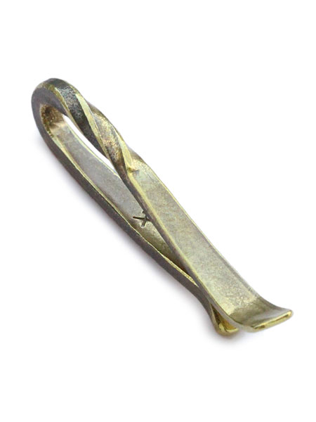 FORGED TIE BAR TWISTED (Brass)