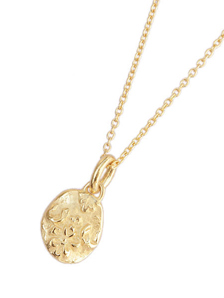 Ancient Flower Pendant (Gold Plated)