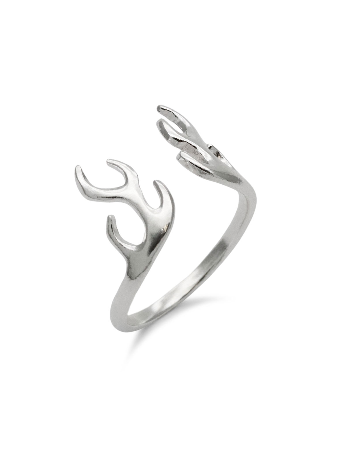Tiny 森の記憶 鹿の角 リング (シルバー)