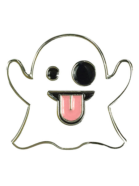 VERAMEAT Emoji Ghost Pin