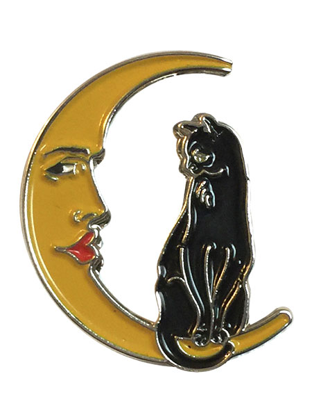 VERAMEAT THE CAT AND THE MOON pin