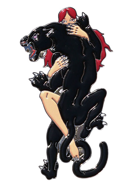 VERAMEAT Panther Lady Pin